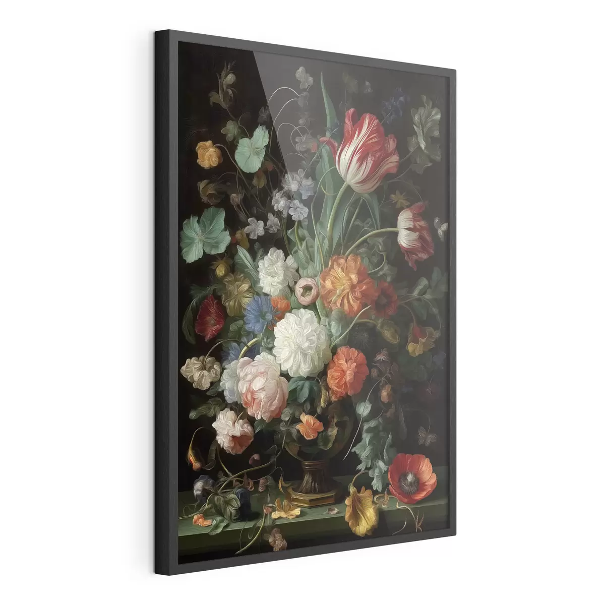 Poster Blumenarrangement im Stil alter Stillleben f46145
