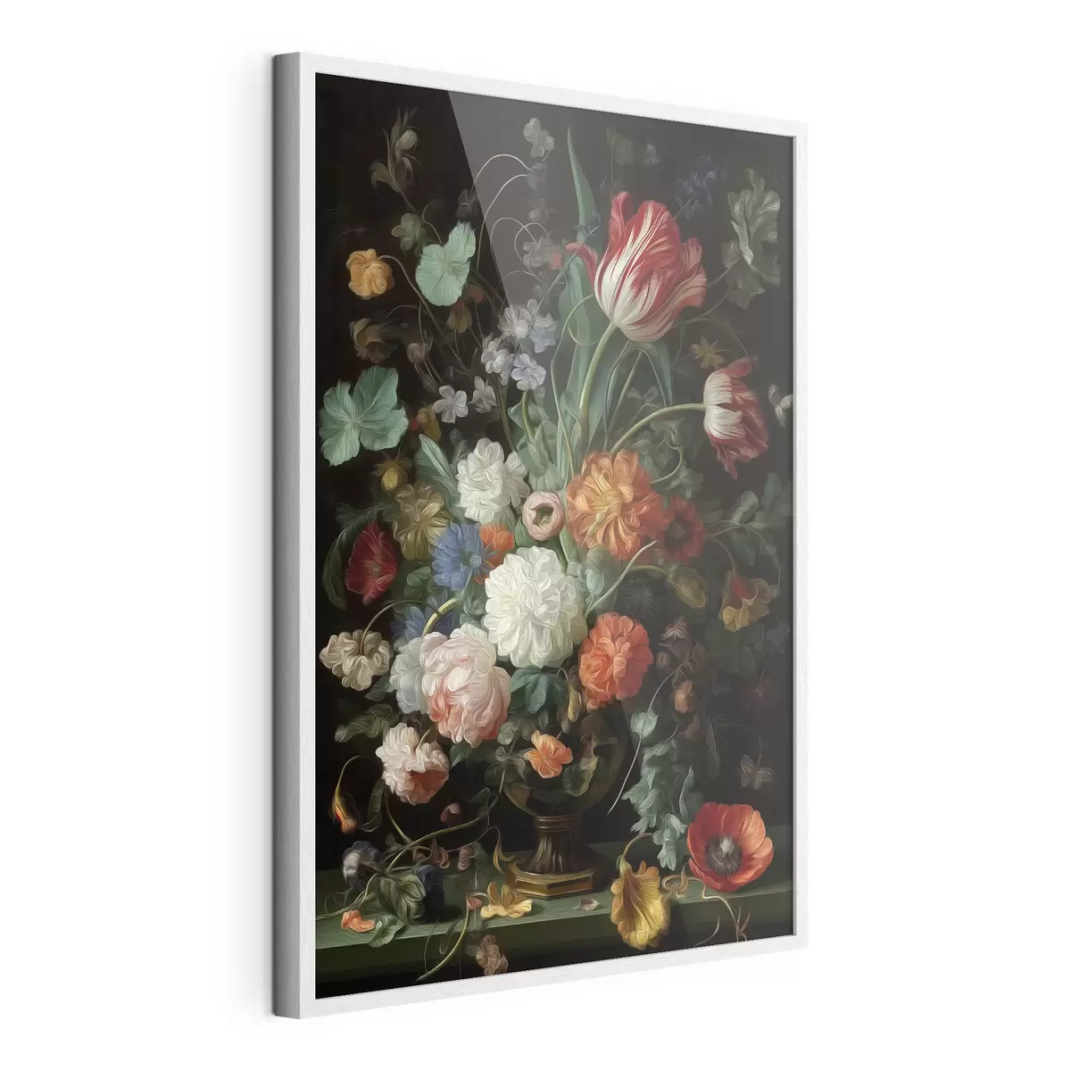 Poster Blumenarrangement im Stil alter Stillleben f46145