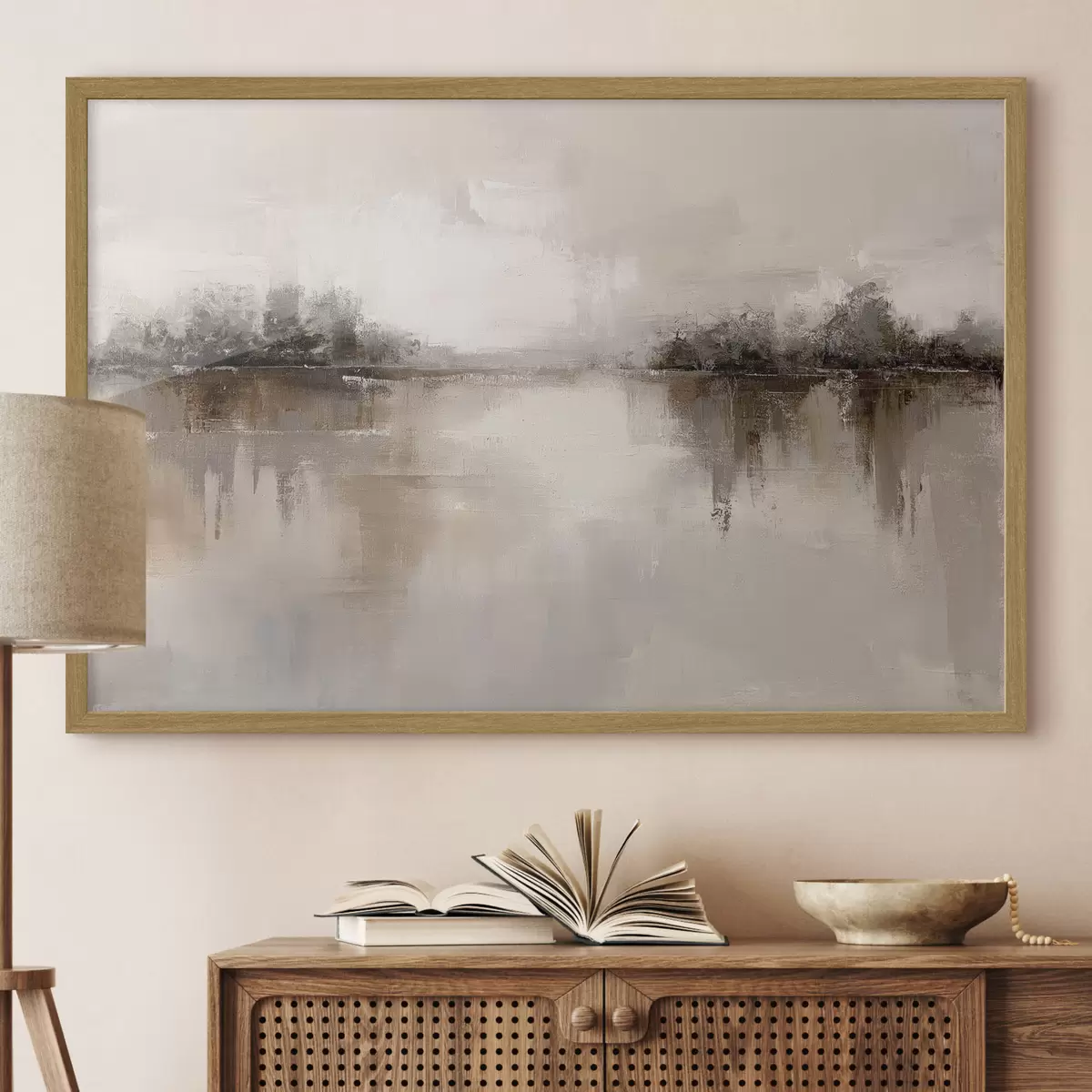 Poster Ufer eines stillen Sees f46158