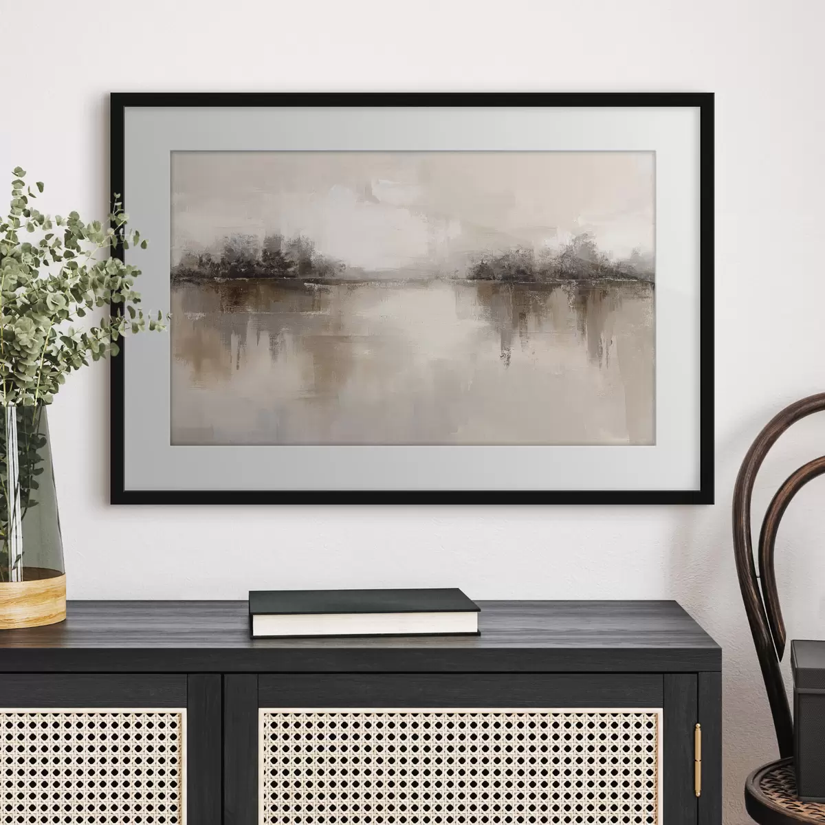 Poster Ufer eines stillen Sees f46158