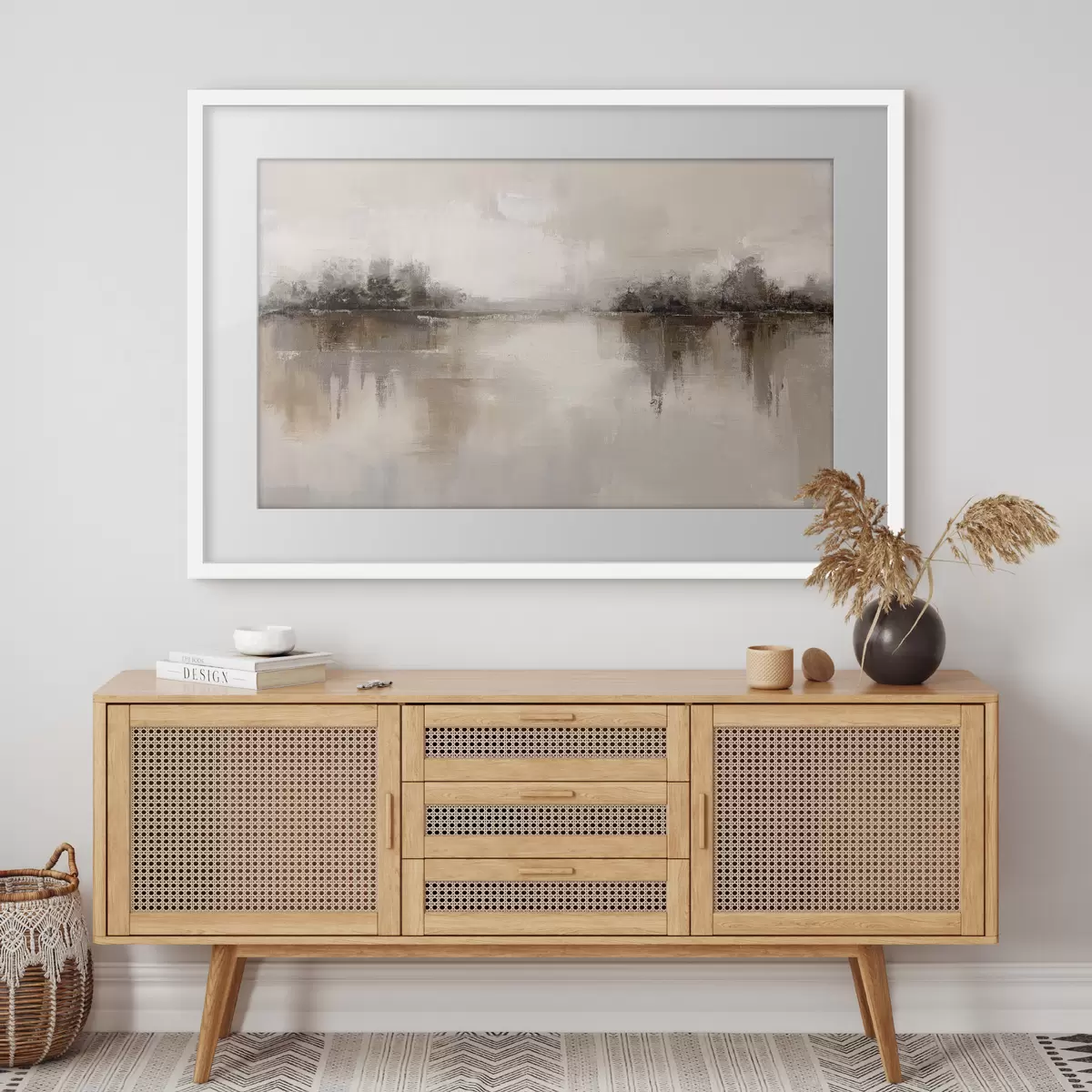 Poster Ufer eines stillen Sees f46158