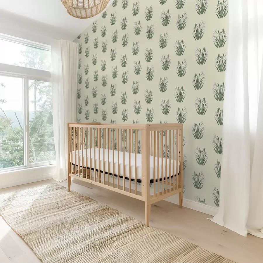 Fototapete Schneeglöckchen mit grünen Blättern auf cremefarbenem Hintergrund a00651v2 Fototapete Schneeglöckchen mit grünen Blättern auf cremefarbenem Hintergrund a00651v2