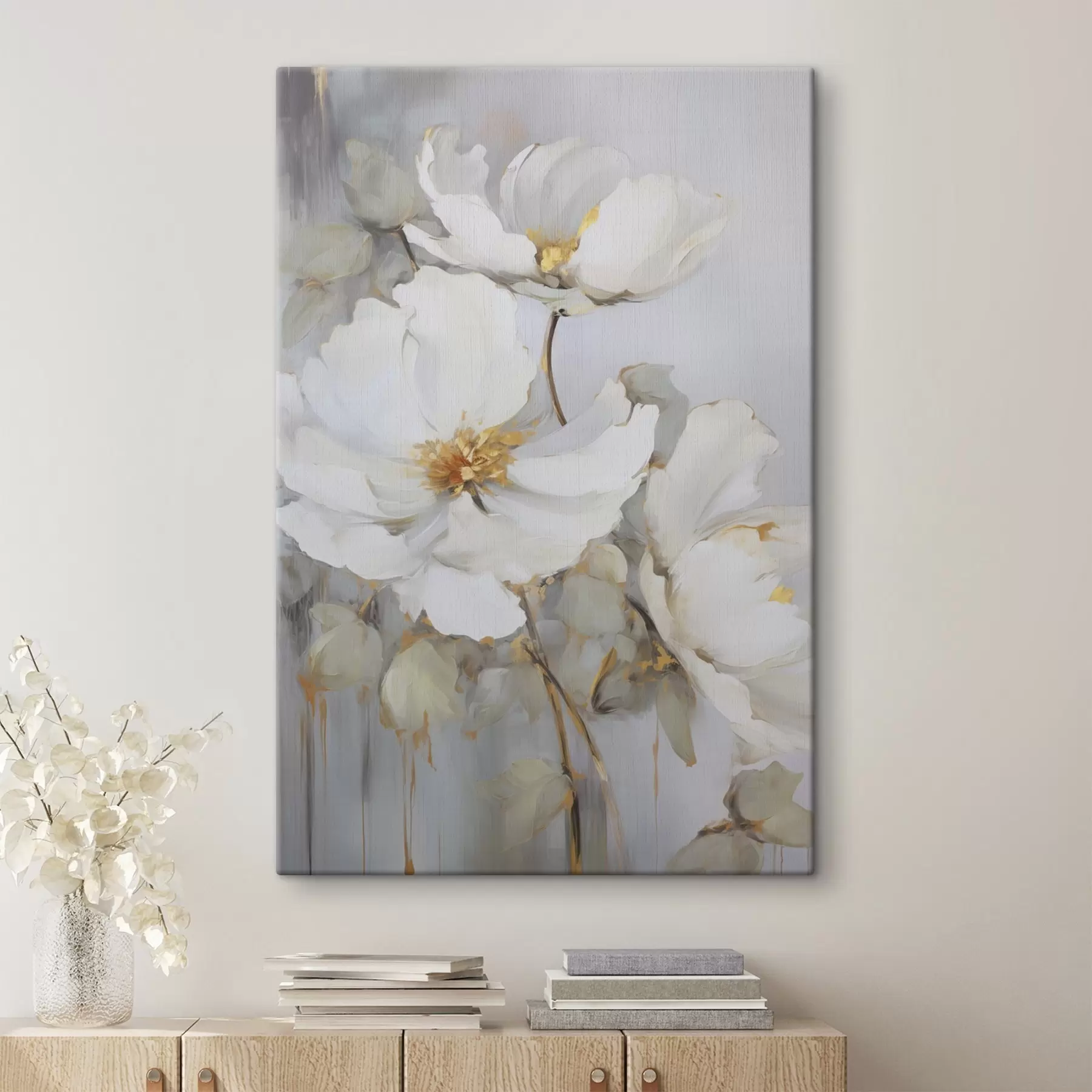 Fototapete Abstrakte Blumen s46347