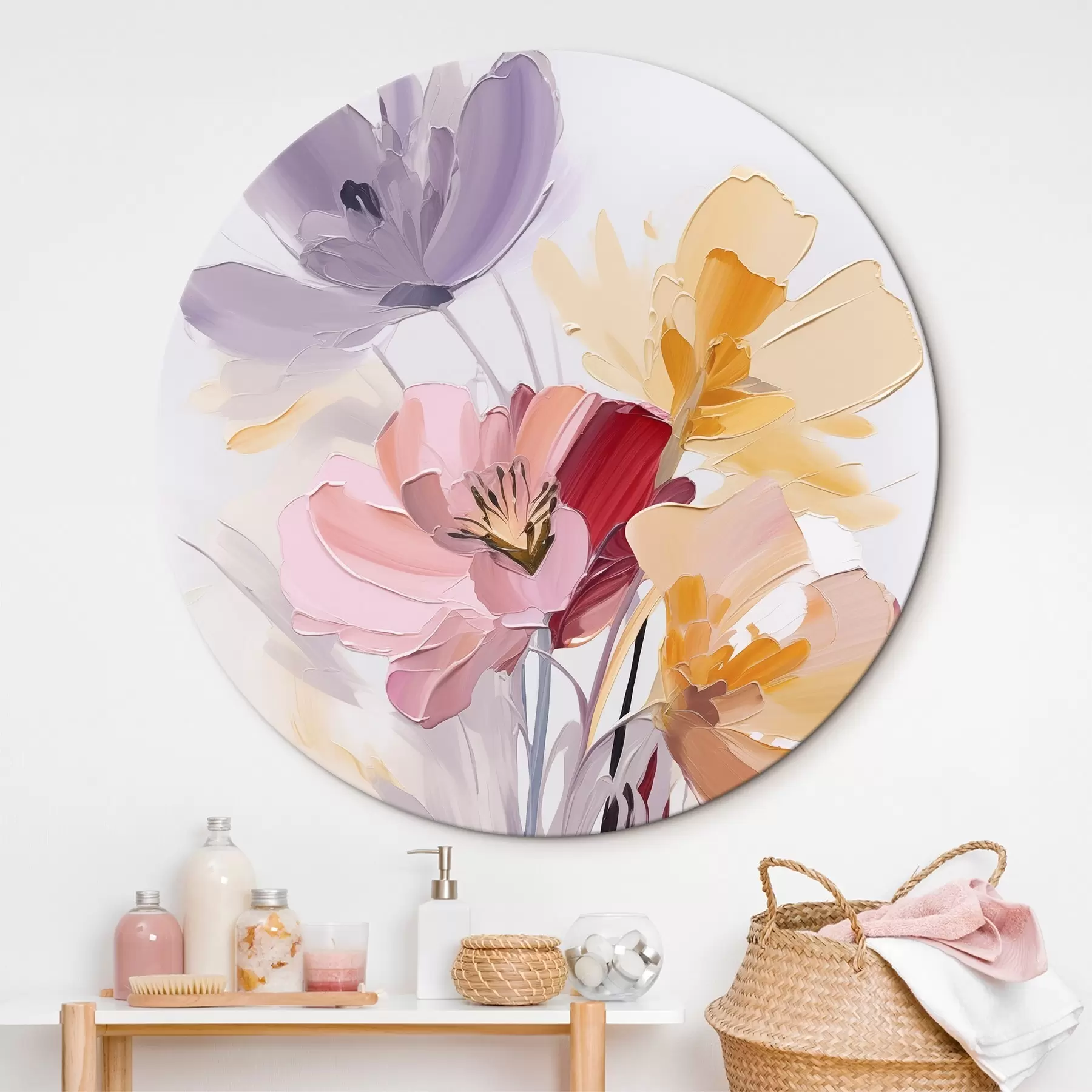 Fototapete Abstrakter Blumenstrauß r46355