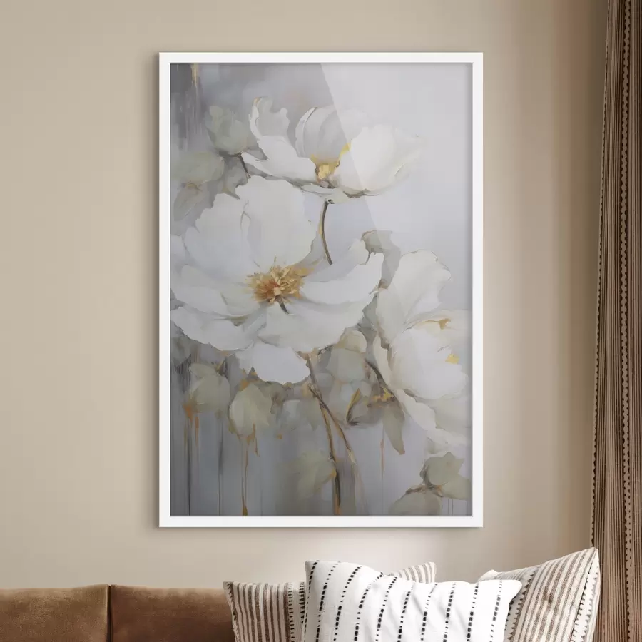 Fototapete Abstrakte Blumen f46347