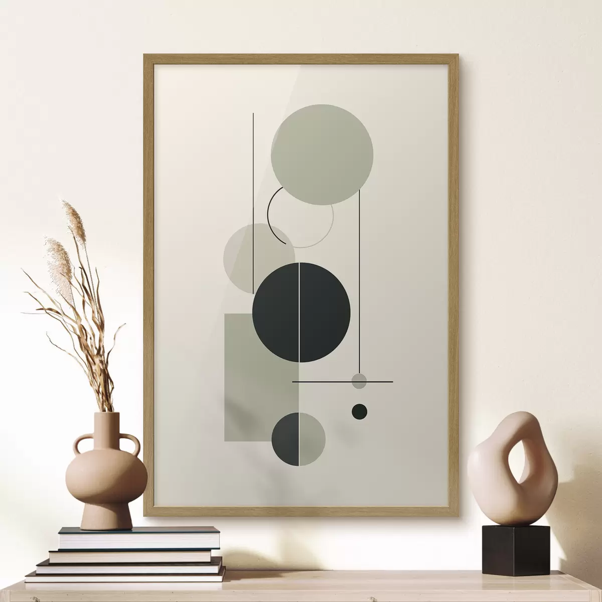 Poster Geometrische minimalistische Abstraktion f46352