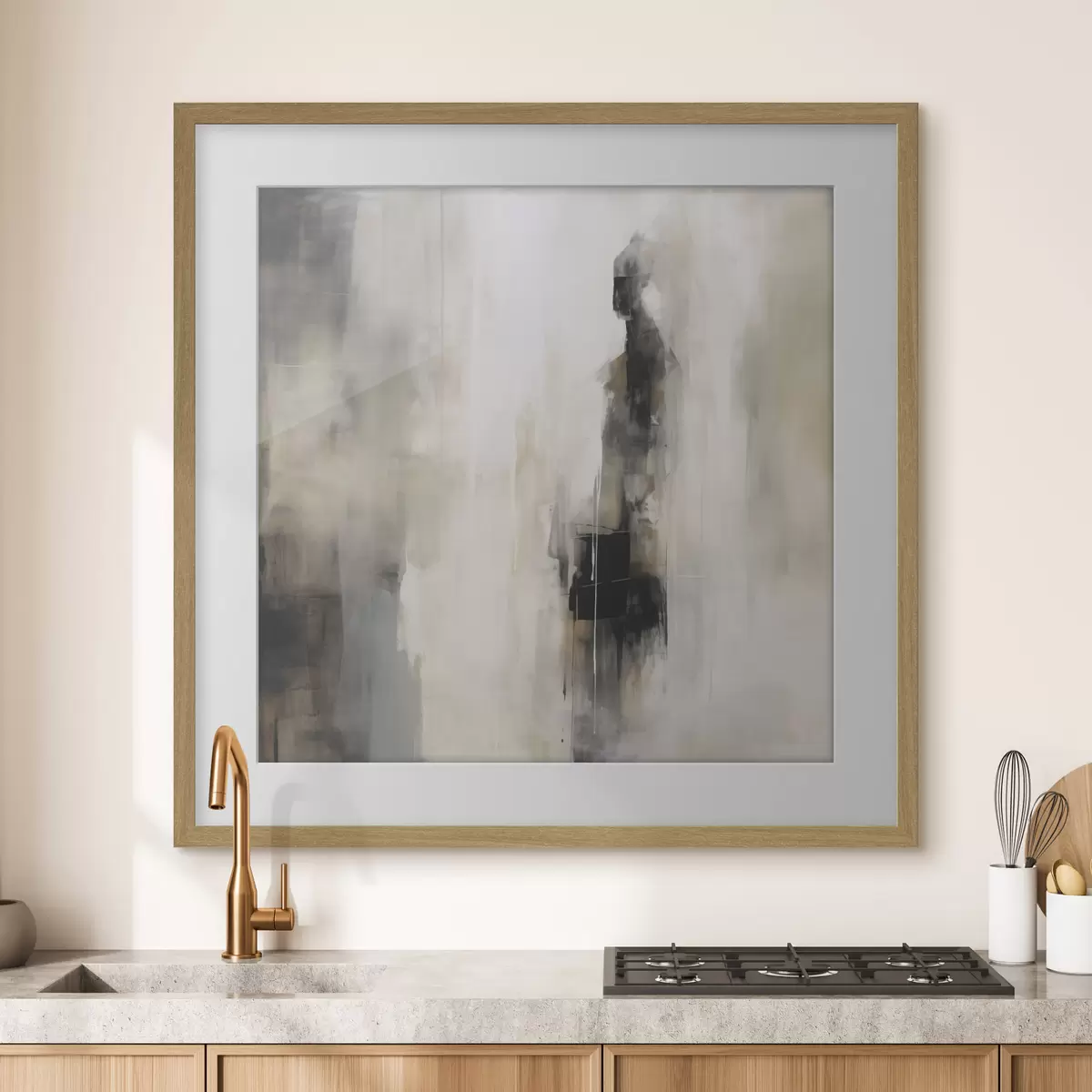 Poster Eine abstrakte menschliche Figur f46361