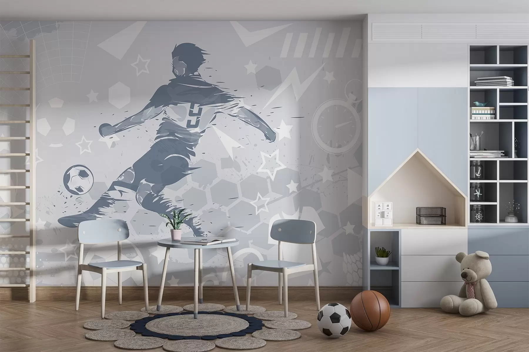 Fototapete Fußballspieler, Sport w04763v1