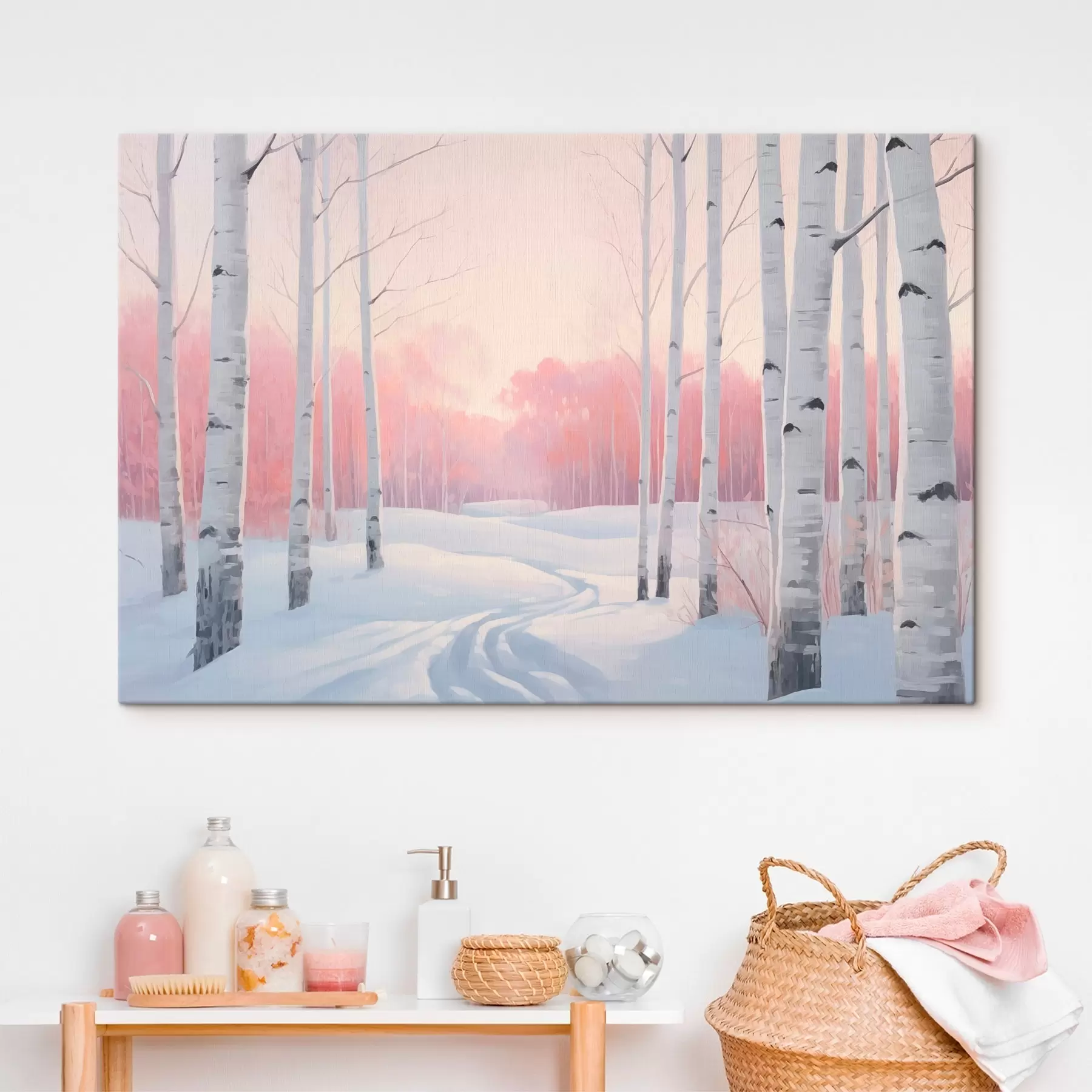 Fototapete Birkenwald s46405