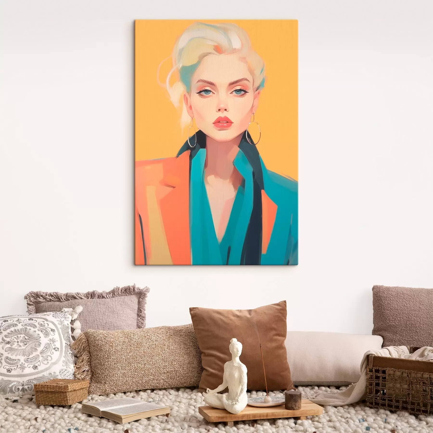 Fototapete Mädchen in einer Jacke s46422