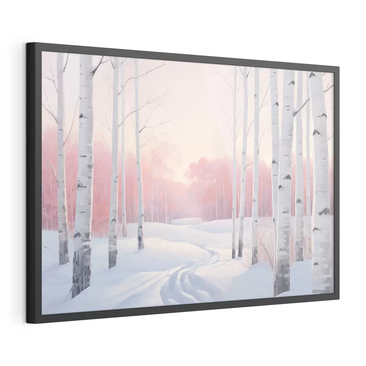 Poster Birkenwald f46405
