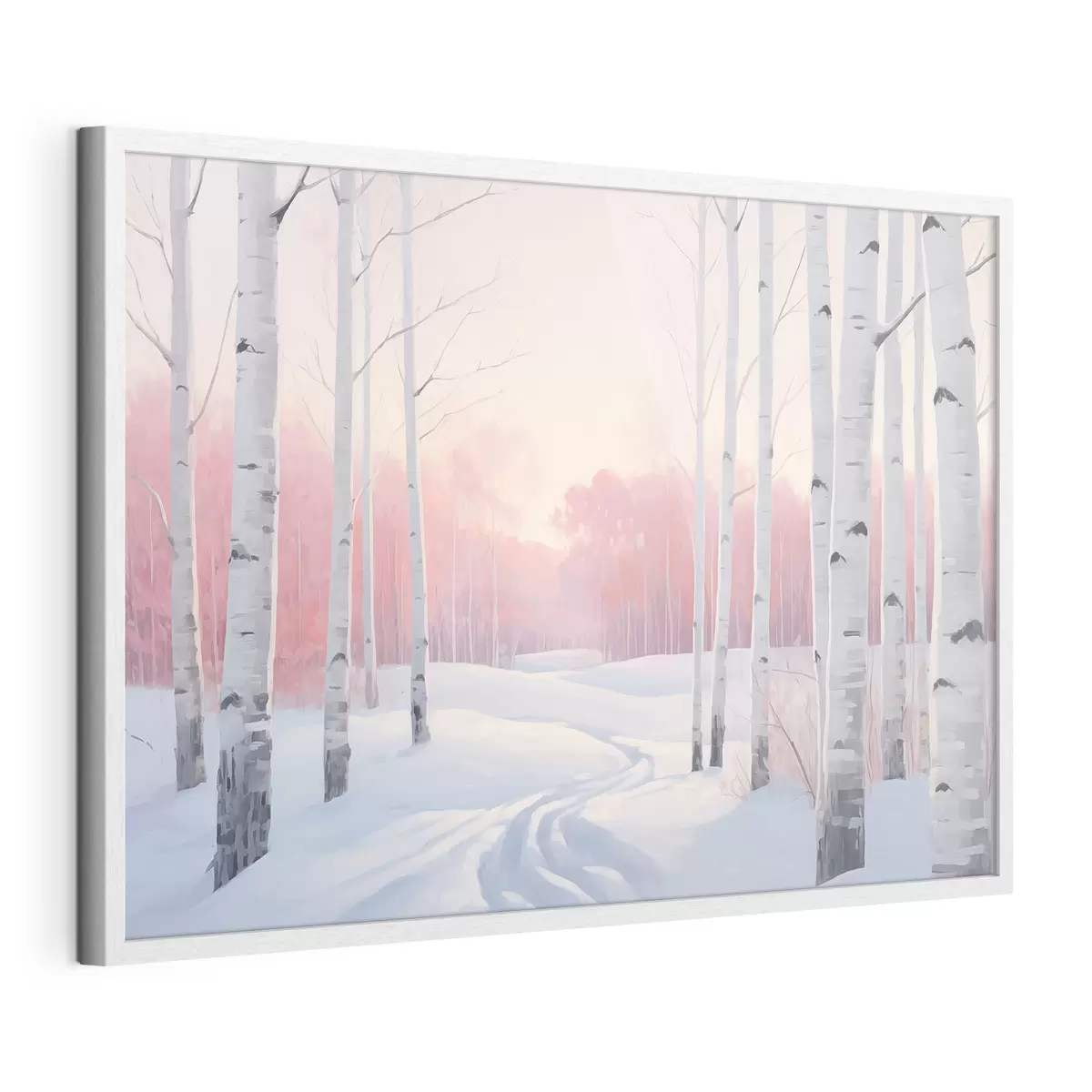 Poster Birkenwald f46405