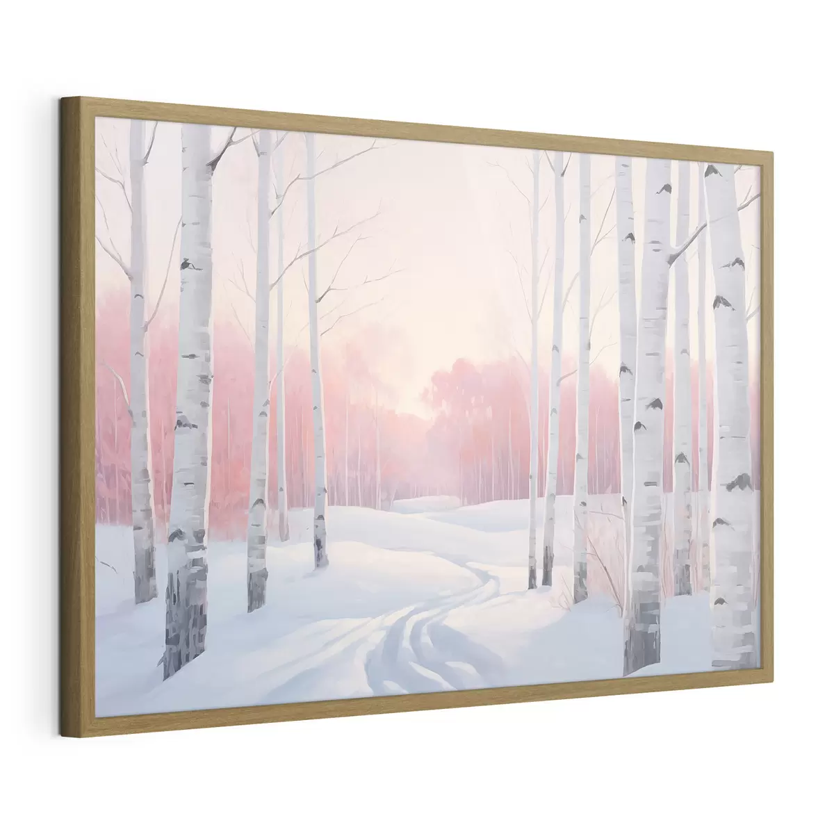 Poster Birkenwald f46405