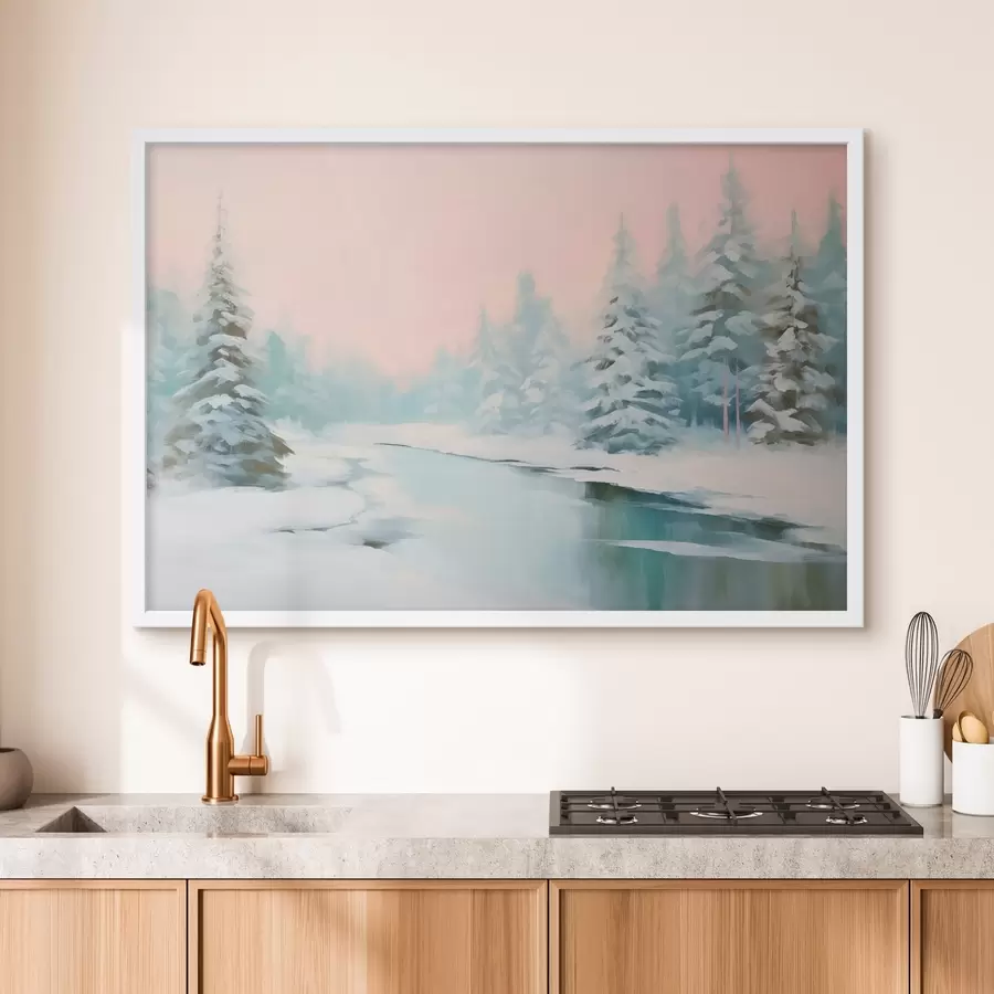 Fototapete Winterlandschaft f46408