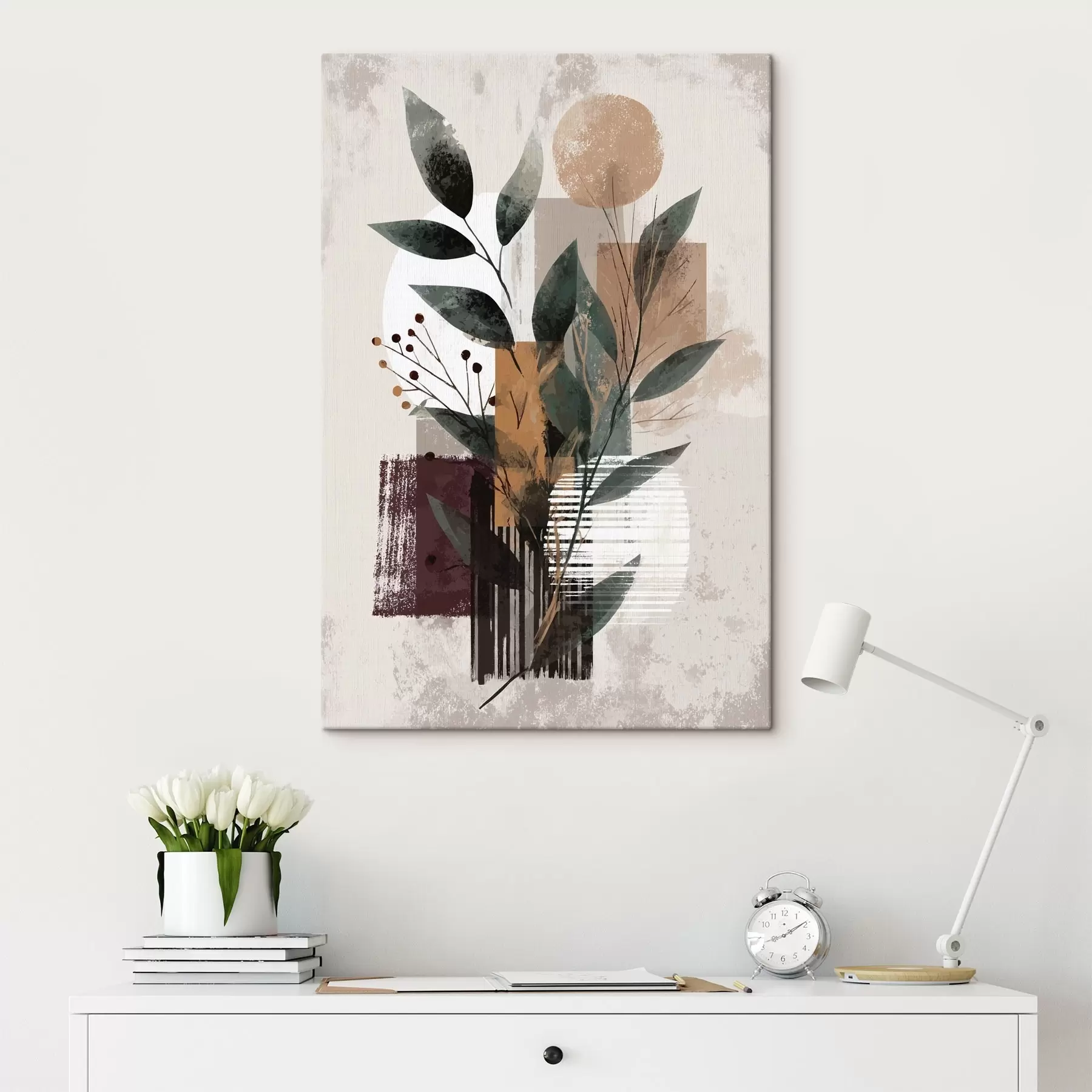 Fototapete Blattabstraktion s46393