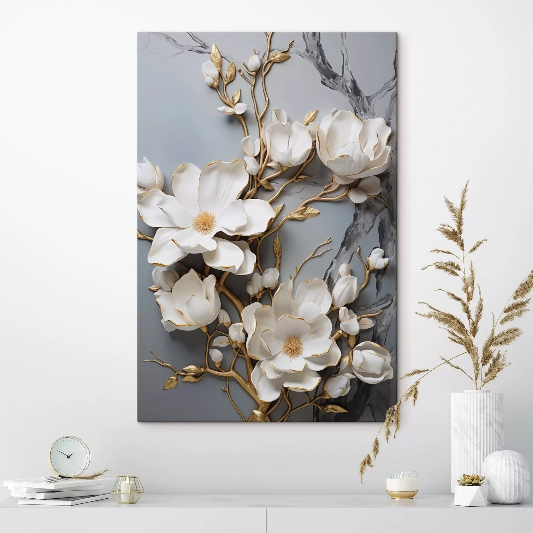 Fototapete Abstrakte Blumen s46401