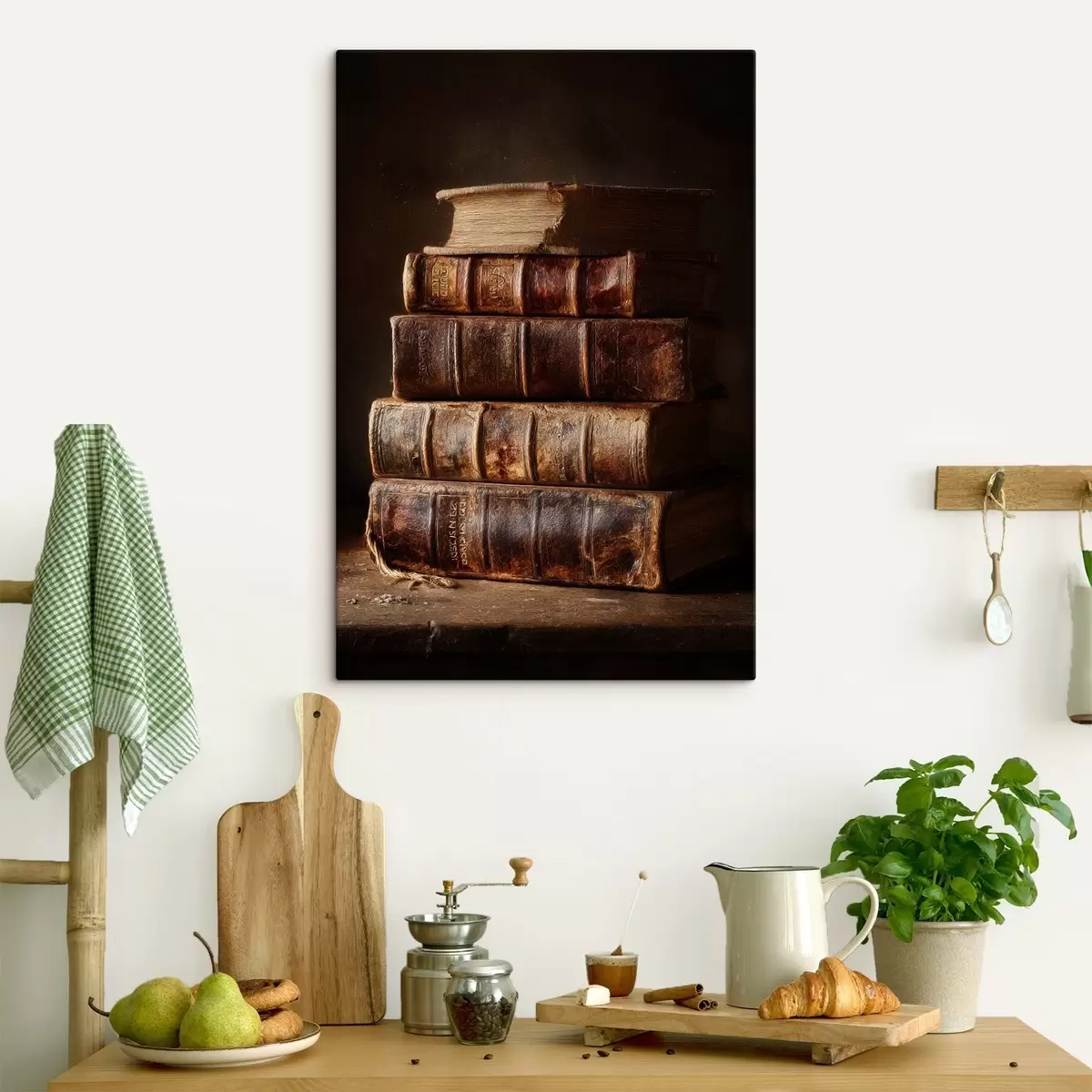 Fototapete Vintage-Bücher s46430
