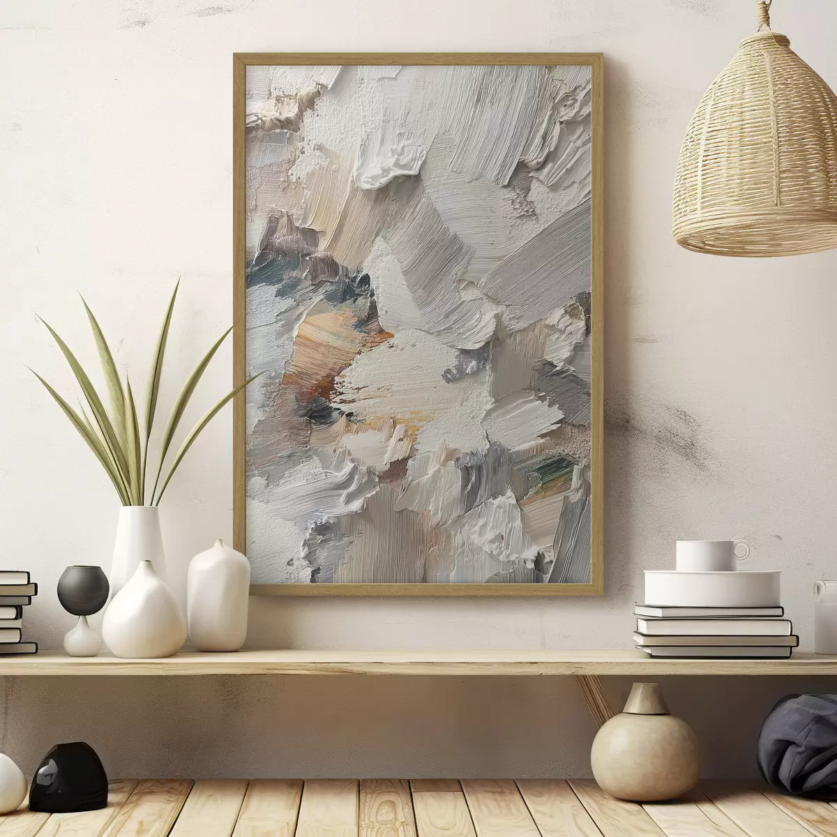 Poster Strukturierte Striche f46386