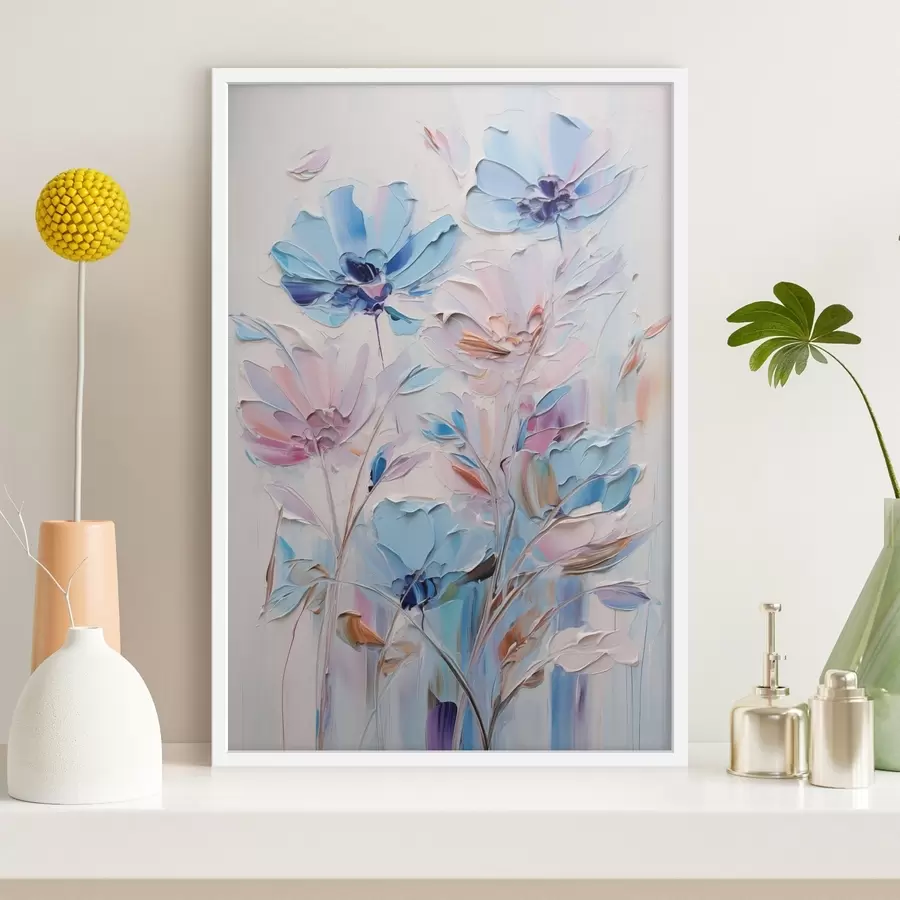 Fototapete Gemalte Blumen f46392