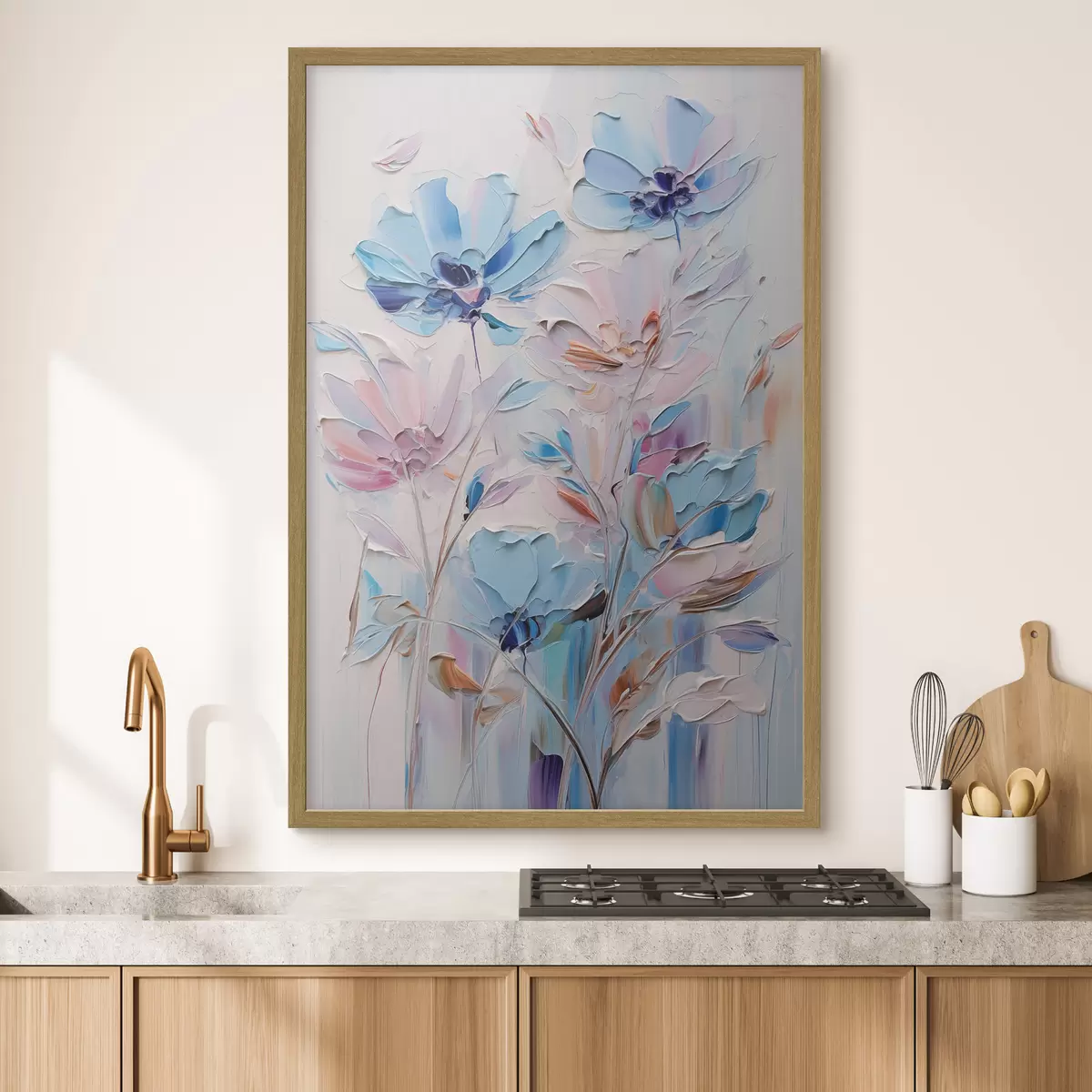 Poster Gemalte Blumen f46392