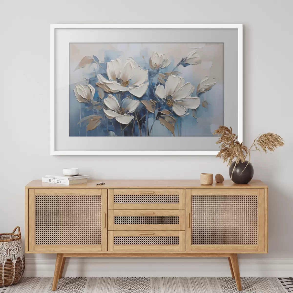 Poster Gemalte Blumen f46396