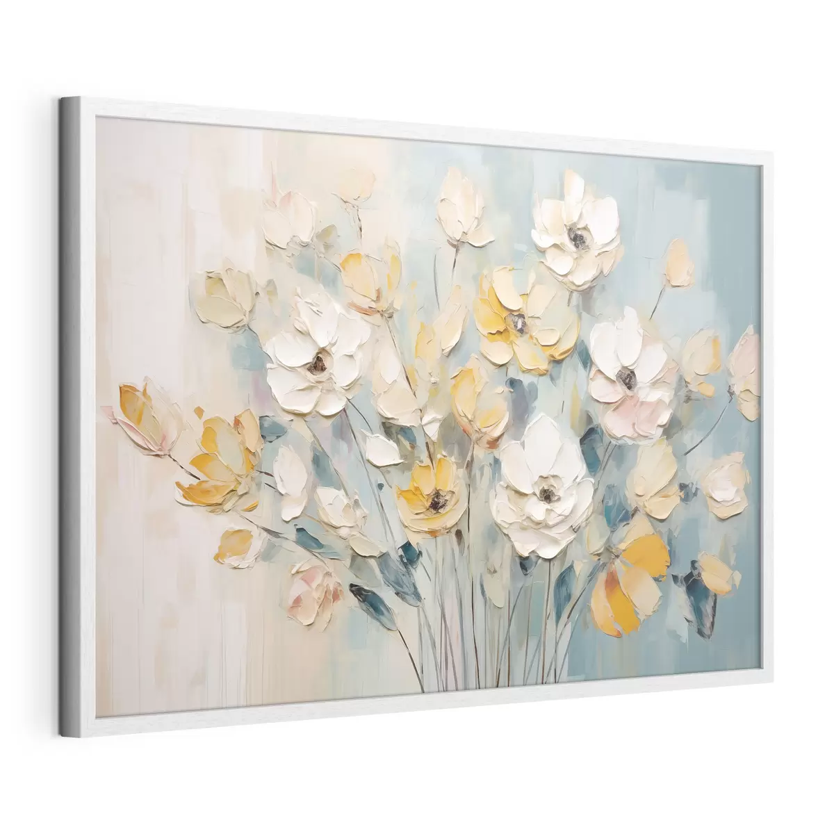 Poster Blumen in verschiedenen Farben f46397