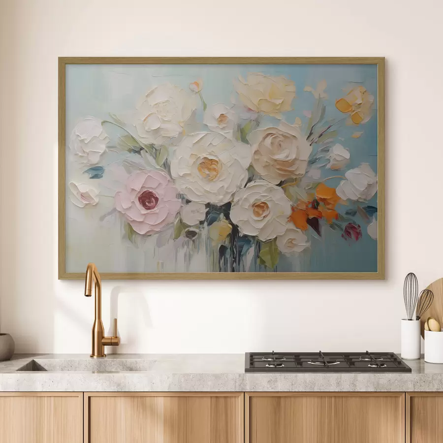 Fototapete Blumen in verschiedenen Farben f46398