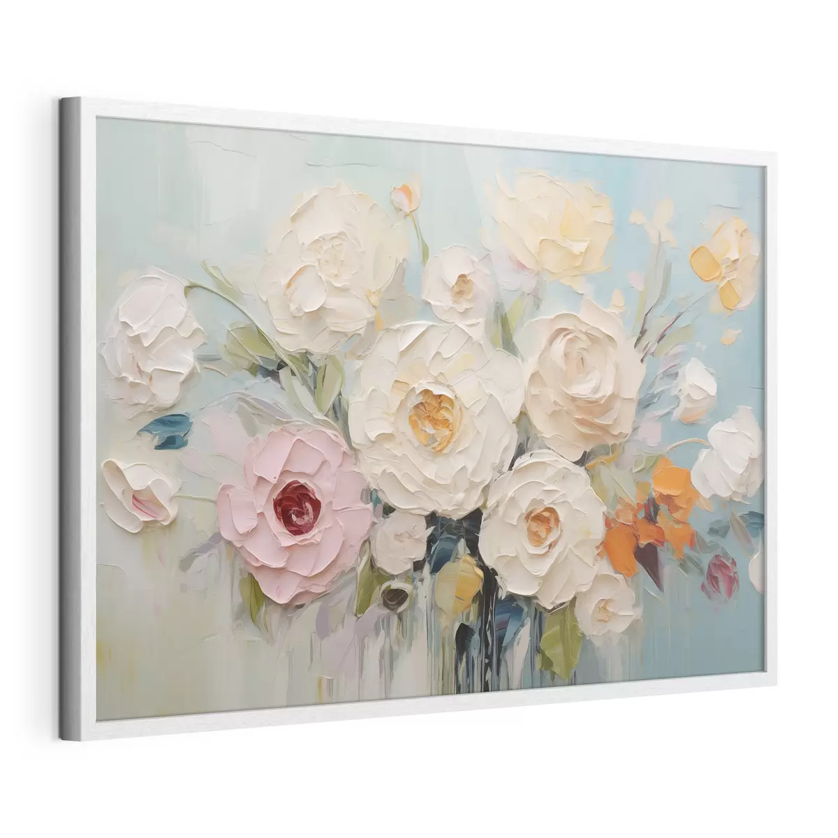 Poster Blumen in verschiedenen Farben f46398