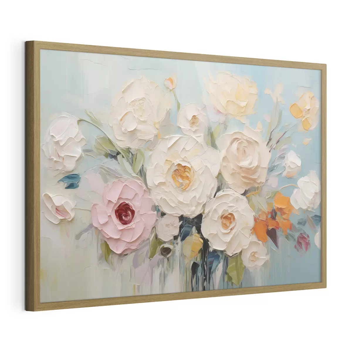 Poster Blumen in verschiedenen Farben f46398