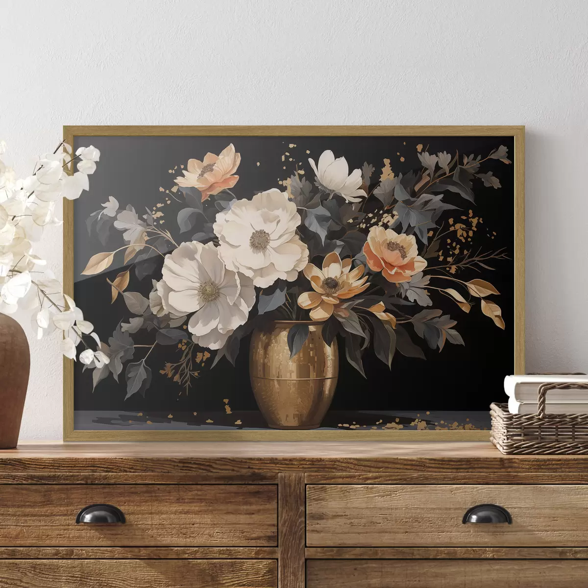 Poster Blumenstrauß in Vase f46402