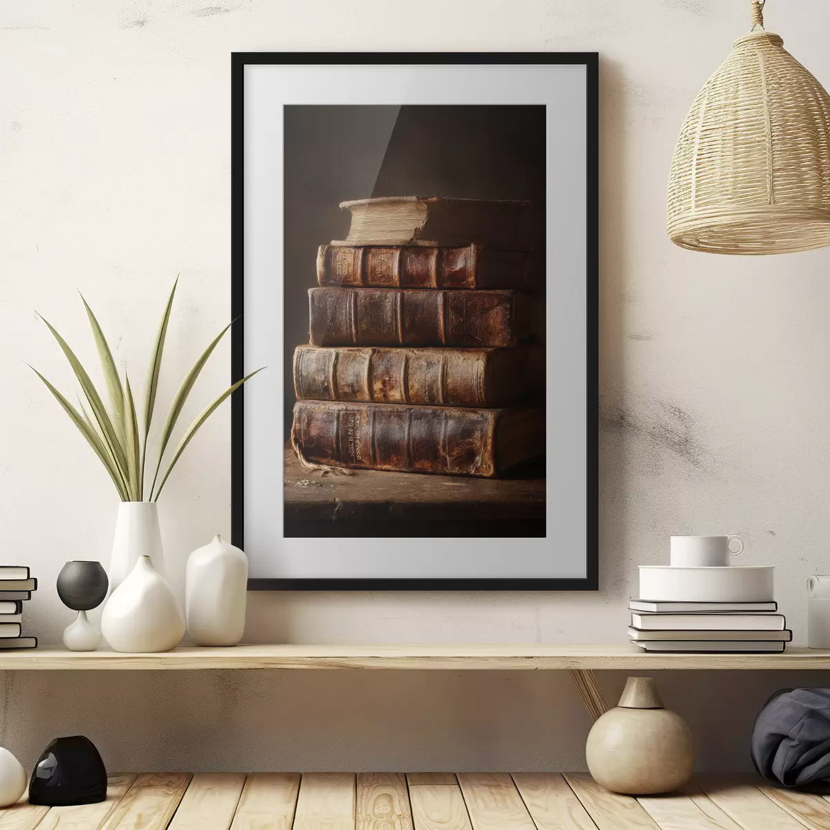 Poster Vintage-Bücher f46430
