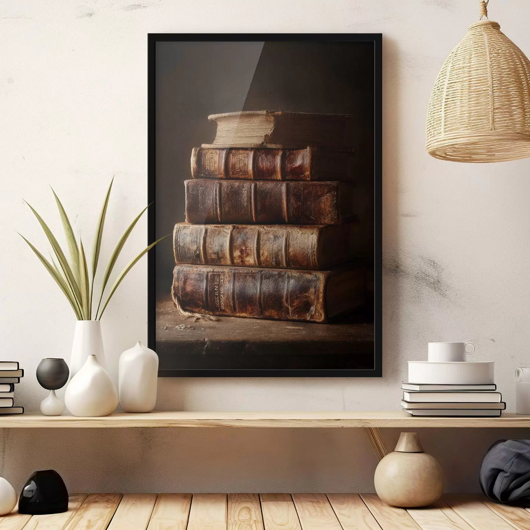 Fototapete Vintage-Bücher f46430
