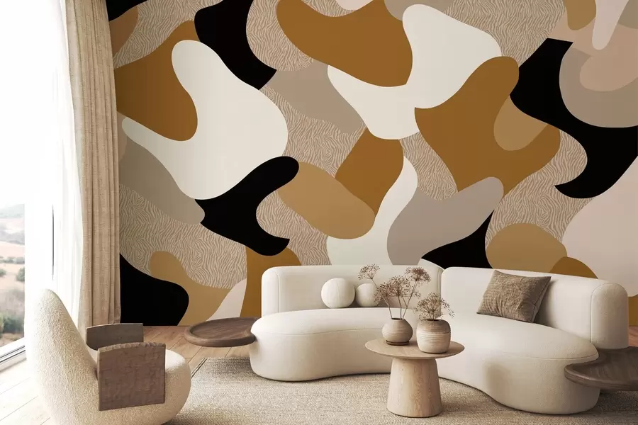 Fototapete abstrakte Formen und Texturen w04629