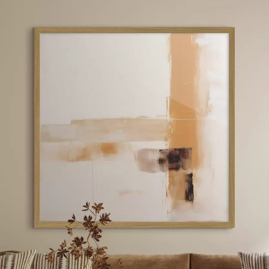Fototapete Orange und braune Abstraktion f46307