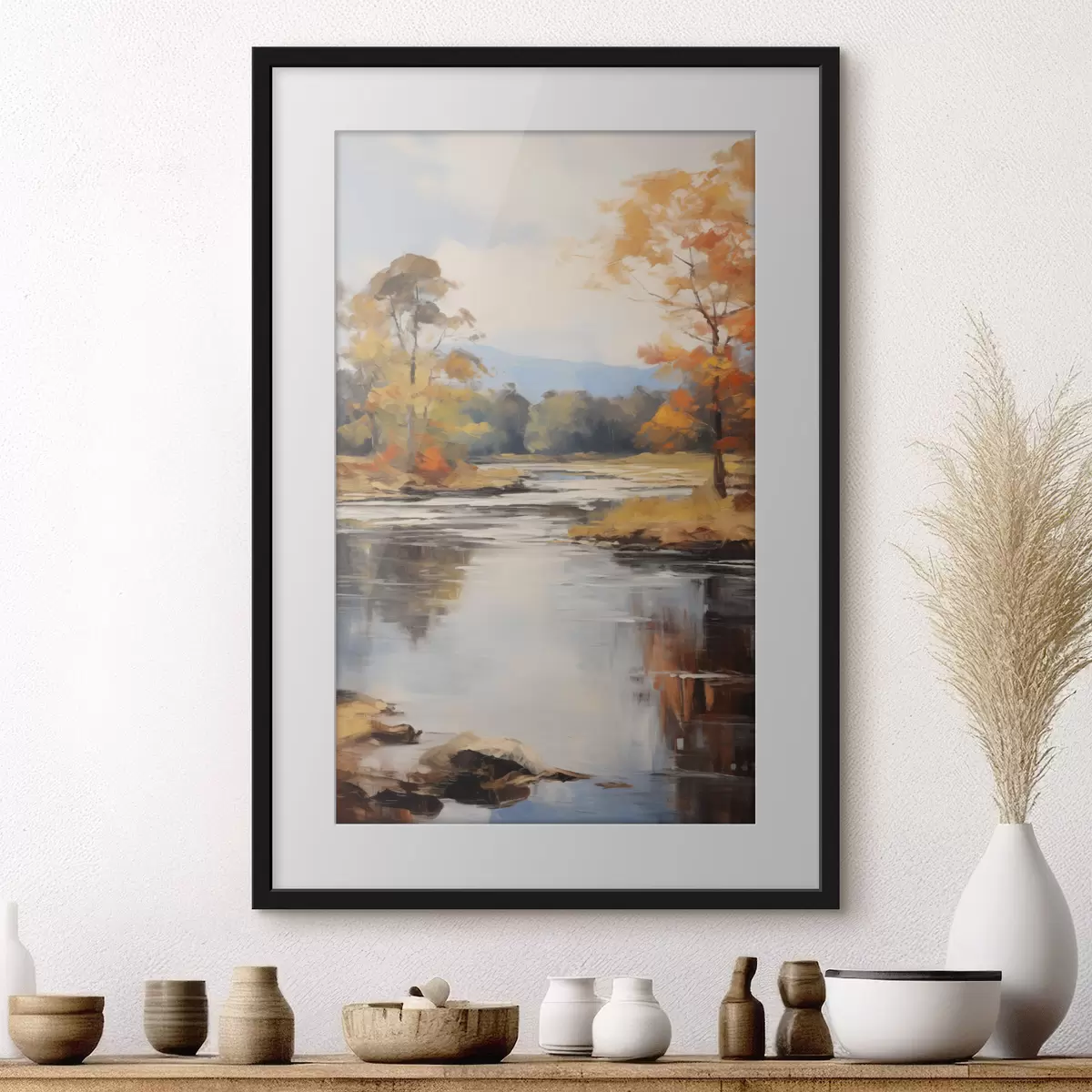 Poster Wald und Nostalgie f46281