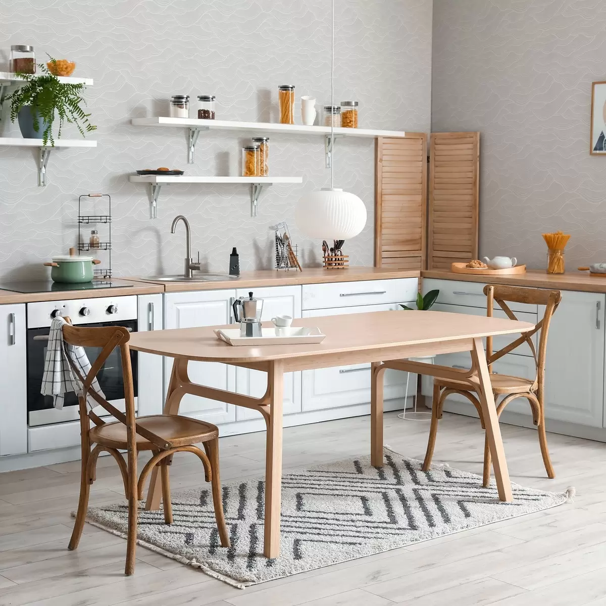 Tapete Sehr hellgraue Wellen mit einem feinen Linienrhythmus a00682