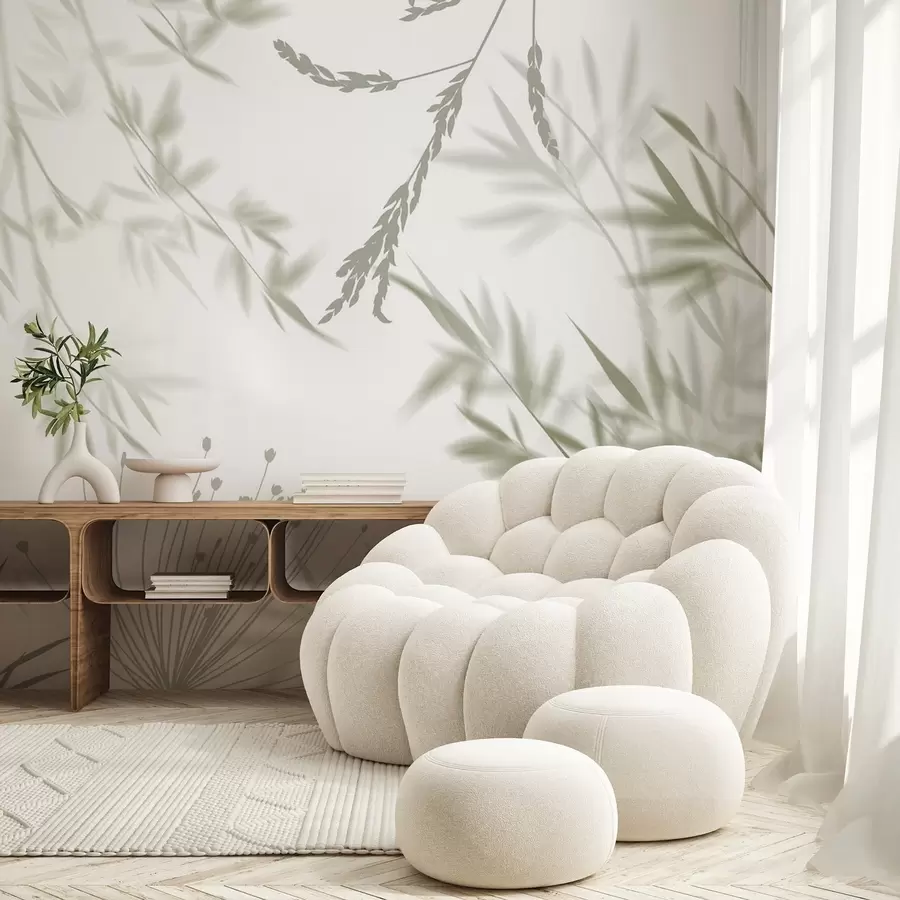 Fototapete Laub-Silhouetten w04850 Fototapete Laub-Silhouetten w04850