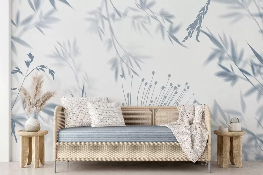 Fototapete Laub-Silhouetten w04850v2