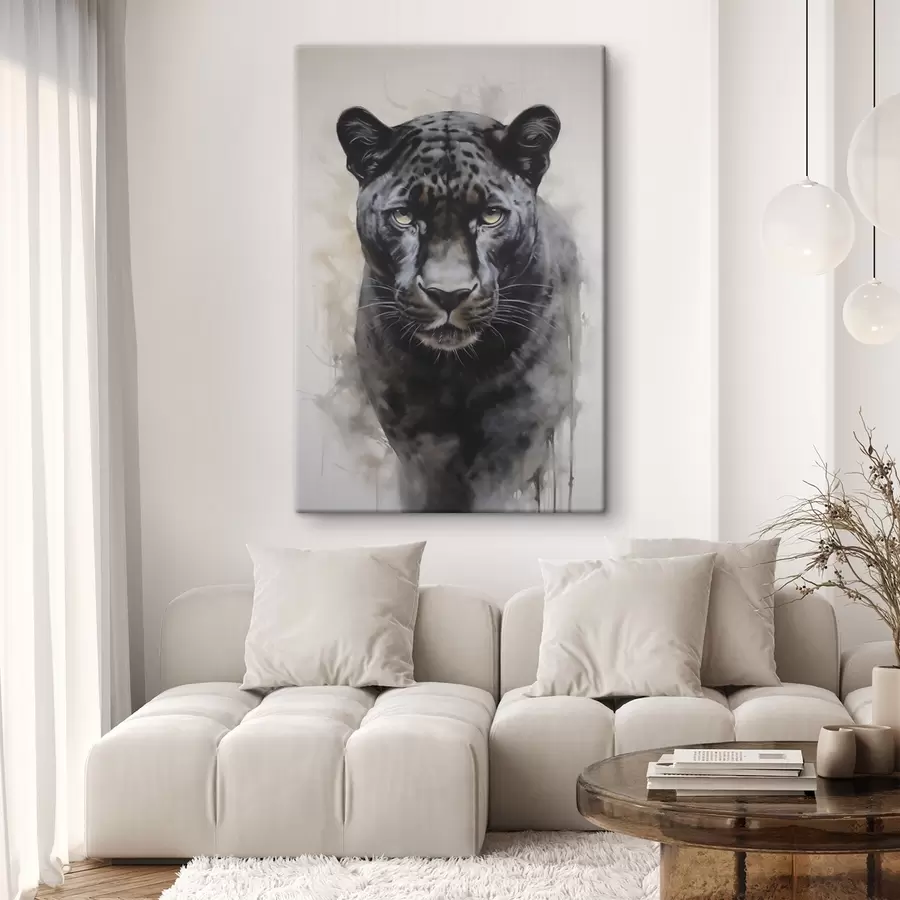 Fototapete Panther-Imitationsmalerei s46433 Fototapete Panther-Imitationsmalerei s46433