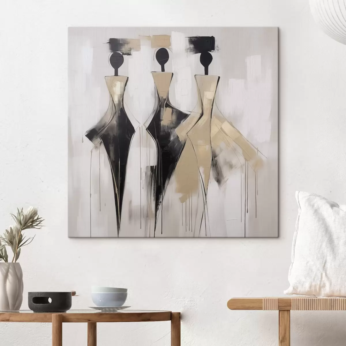 Fototapete Abstrakte Silhouetten s46436