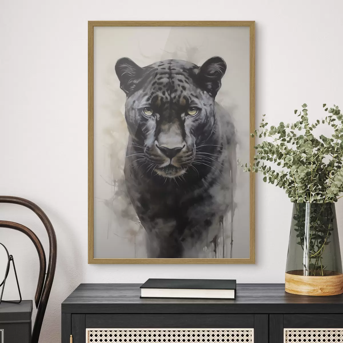 Poster Panther-Imitationsmalerei f46433