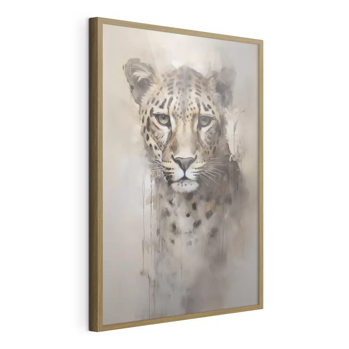 Poster Leopardenimitat-Gemälde f46434