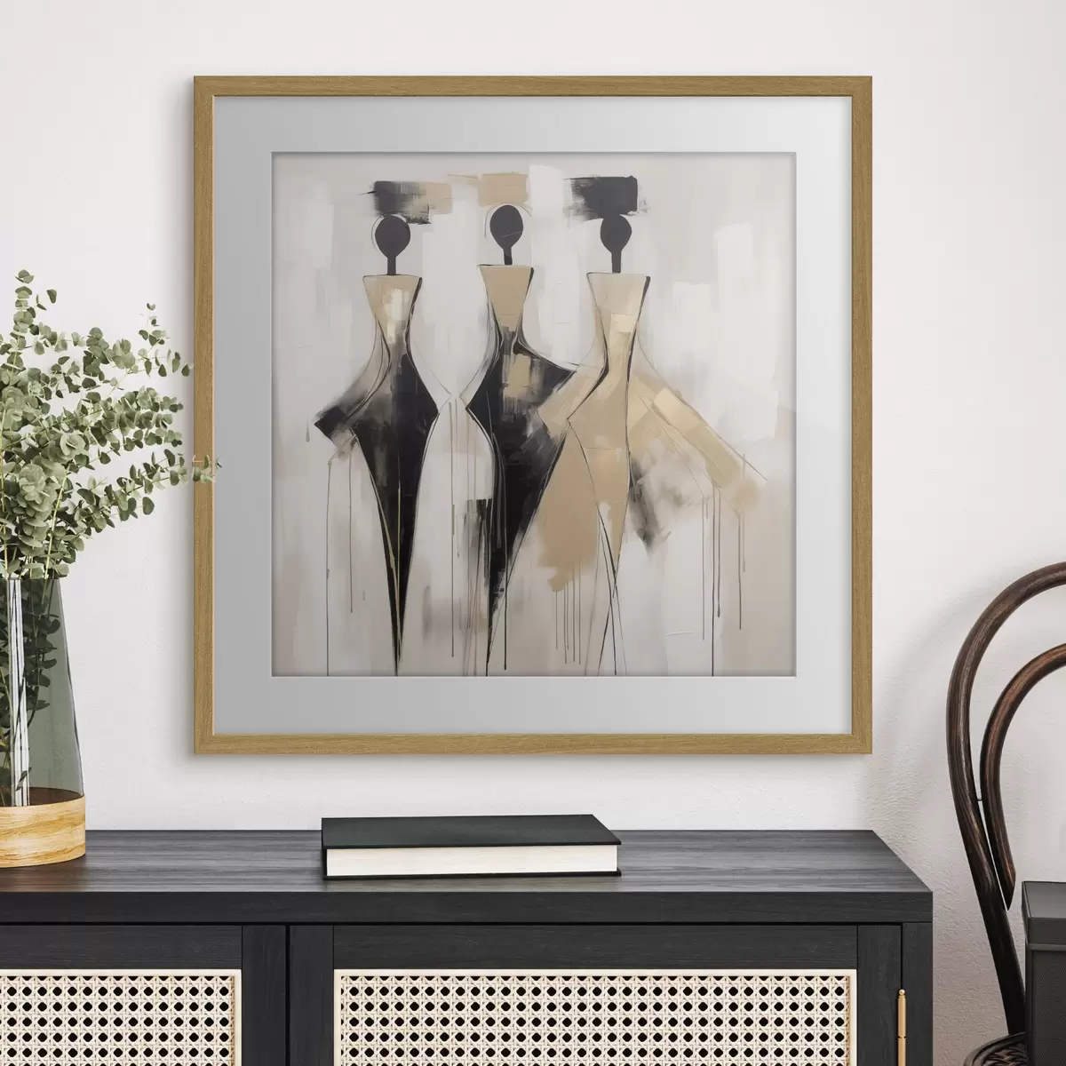 Poster Trio auf dem Laufsteg f46436