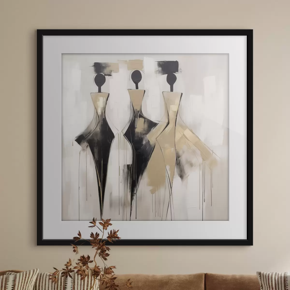 Poster Trio auf dem Laufsteg f46436