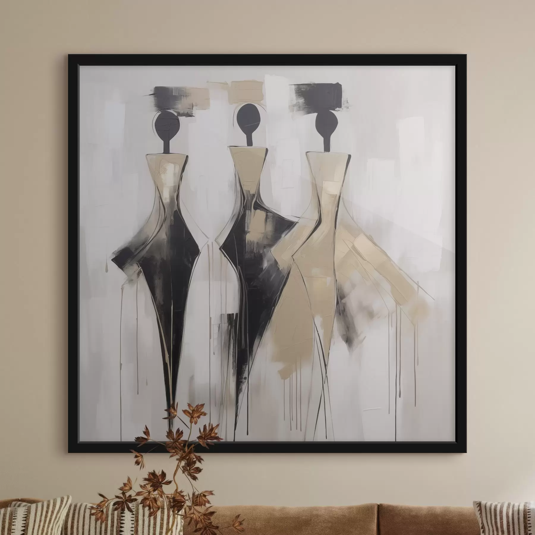 Fototapete Abstrakte Silhouetten f46436