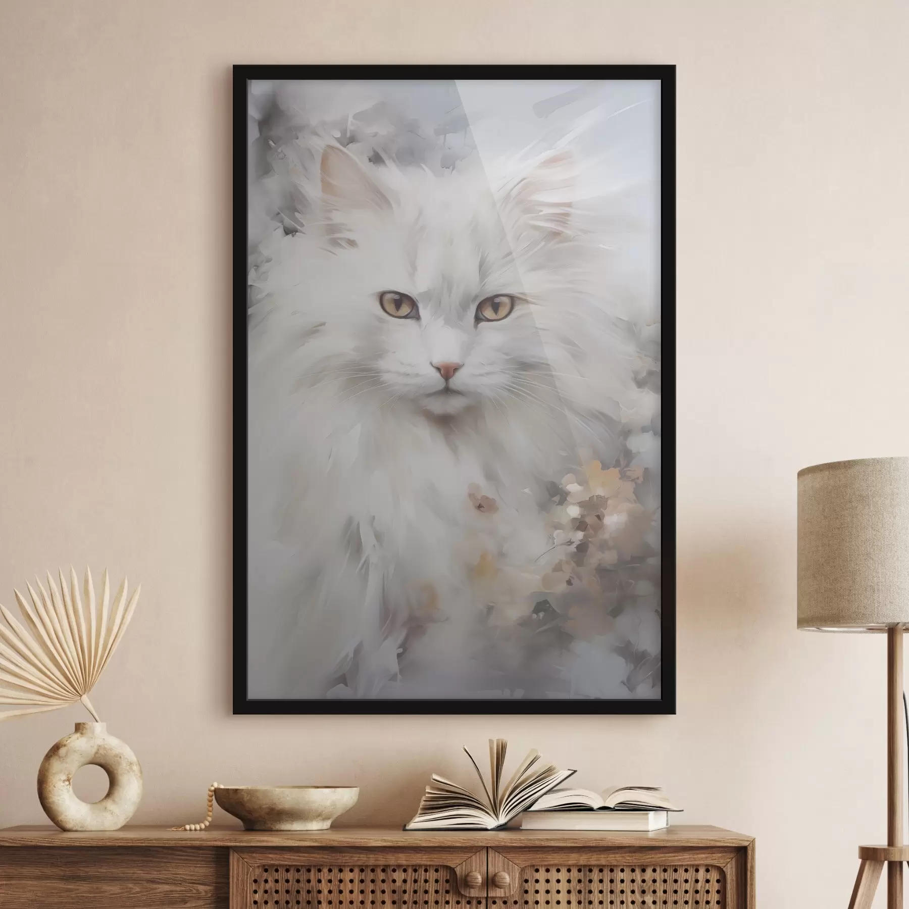 Fototapete Flauschige Katze f46443