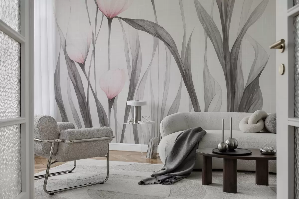 Fototapete Zerbrechliche durchscheinende Tulpen w04831v1 Fototapete Zerbrechliche durchscheinende Tulpen w04831v1