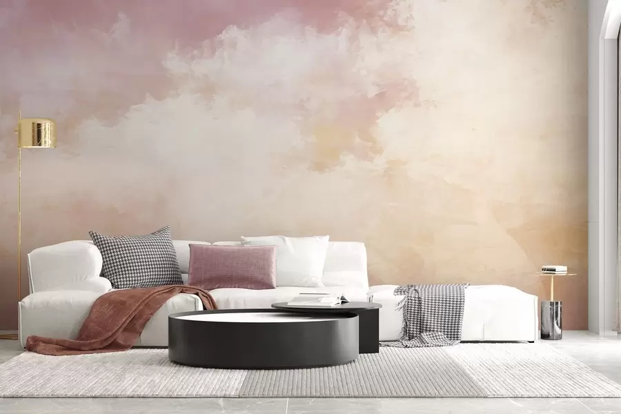 Fototapete Abstraktes Bild von Wolken im Loft-Stil w04841v1