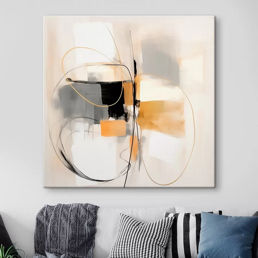 Fototapete Abstrakt, Linien und Formen im Ölstil s46322 Fototapete Abstrakt, Linien und Formen im Ölstil s46322