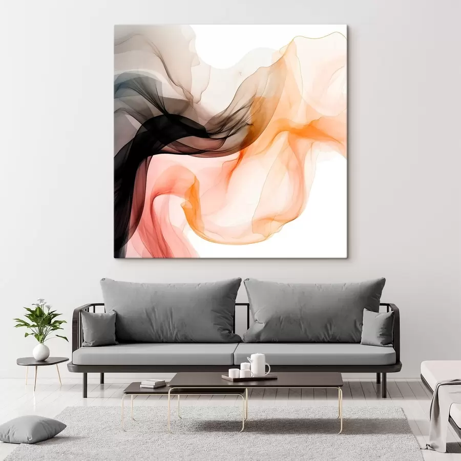 Fototapete Luftströme, transparente Abstraktion s46332 Fototapete Luftströme, transparente Abstraktion s46332